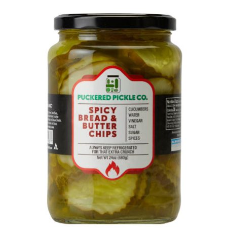 Spicy Bread and Butter Chips (2 Pack)